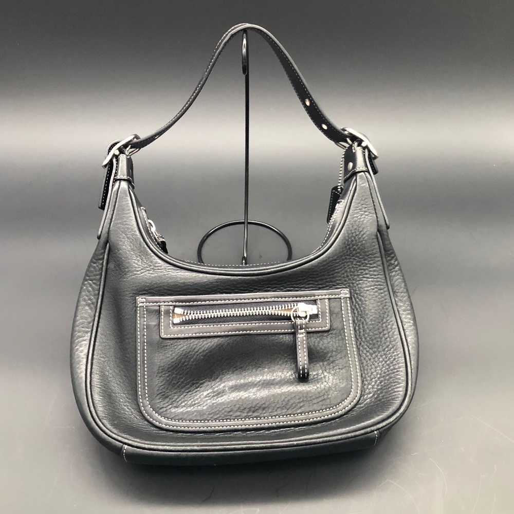 Authentic Coach Black Small Hobo Bag